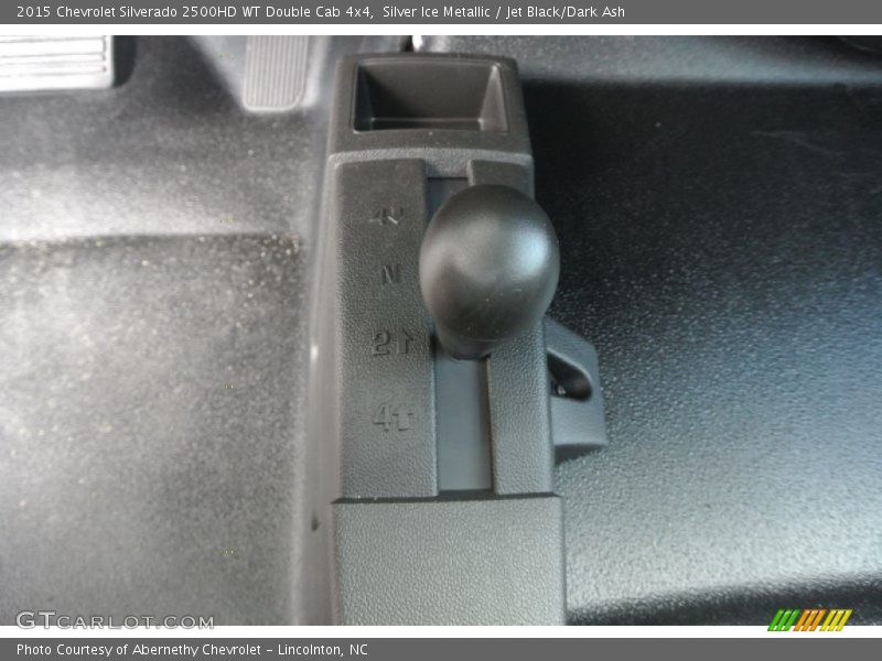 Silver Ice Metallic / Jet Black/Dark Ash 2015 Chevrolet Silverado 2500HD WT Double Cab 4x4