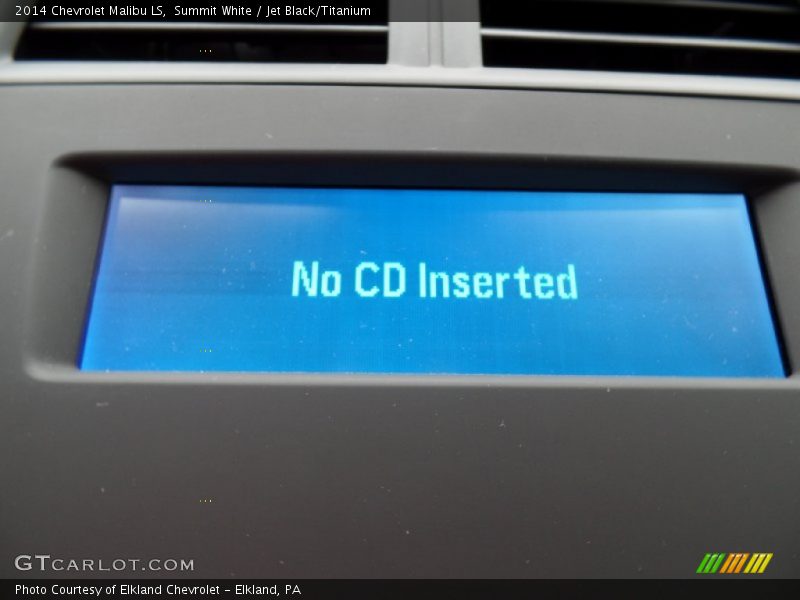 Summit White / Jet Black/Titanium 2014 Chevrolet Malibu LS
