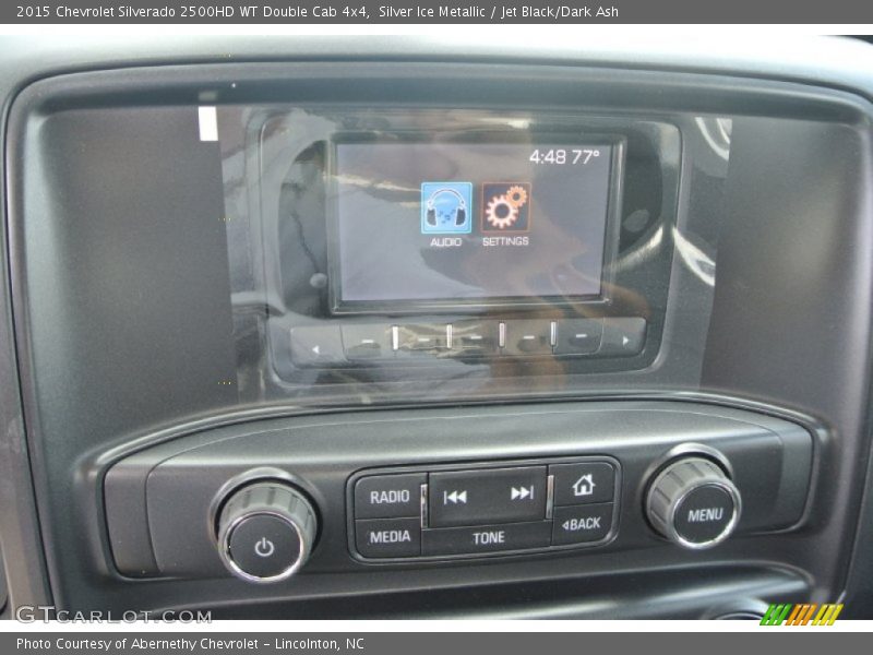 Silver Ice Metallic / Jet Black/Dark Ash 2015 Chevrolet Silverado 2500HD WT Double Cab 4x4