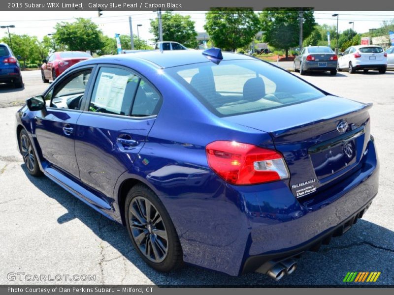Galaxy Blue Pearl / Carbon Black 2015 Subaru WRX Limited