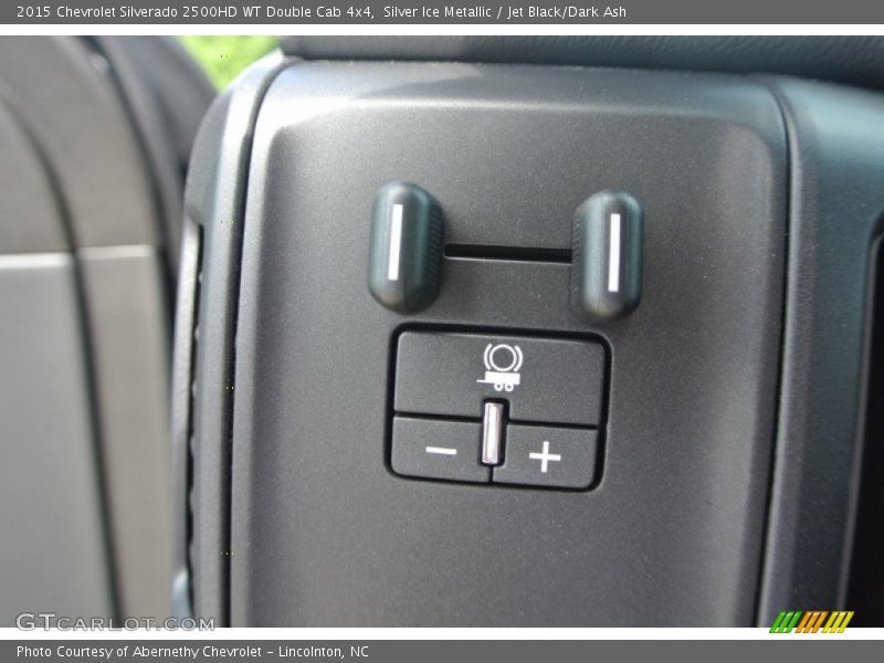 Silver Ice Metallic / Jet Black/Dark Ash 2015 Chevrolet Silverado 2500HD WT Double Cab 4x4