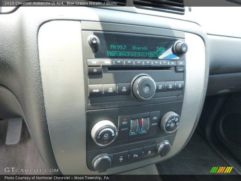 Blue Granite Metallic / Ebony 2010 Chevrolet Avalanche LS 4x4