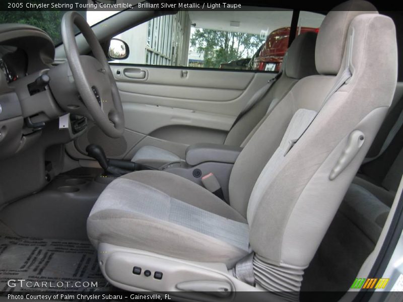 Brilliant Silver Metallic / Light Taupe 2005 Chrysler Sebring Touring Convertible