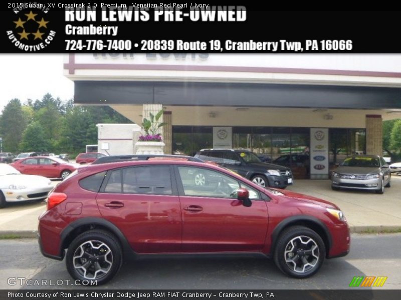 Venetian Red Pearl / Ivory 2015 Subaru XV Crosstrek 2.0i Premium