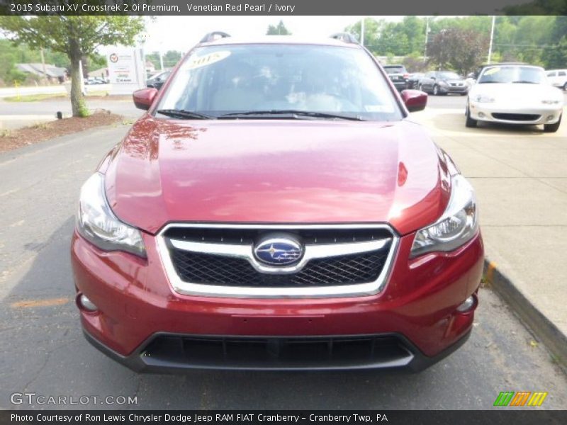 Venetian Red Pearl / Ivory 2015 Subaru XV Crosstrek 2.0i Premium