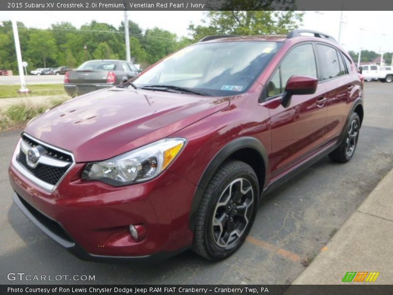 Venetian Red Pearl / Ivory 2015 Subaru XV Crosstrek 2.0i Premium