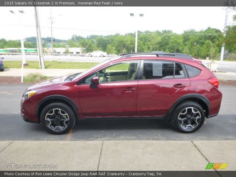 Venetian Red Pearl / Ivory 2015 Subaru XV Crosstrek 2.0i Premium