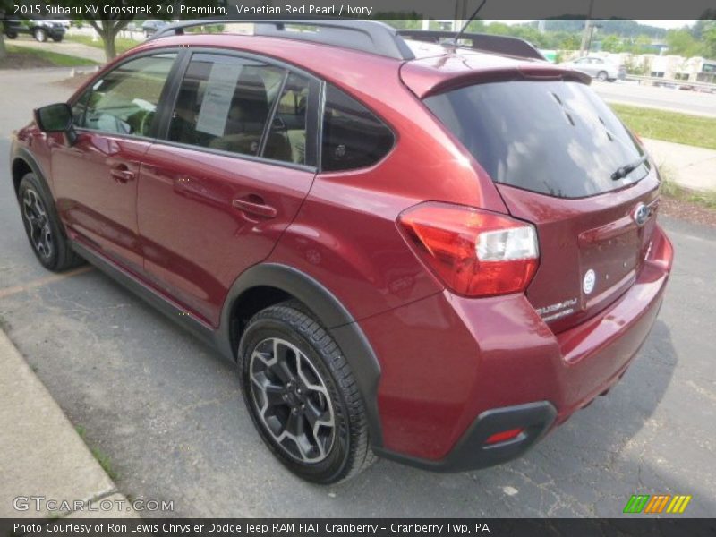 Venetian Red Pearl / Ivory 2015 Subaru XV Crosstrek 2.0i Premium