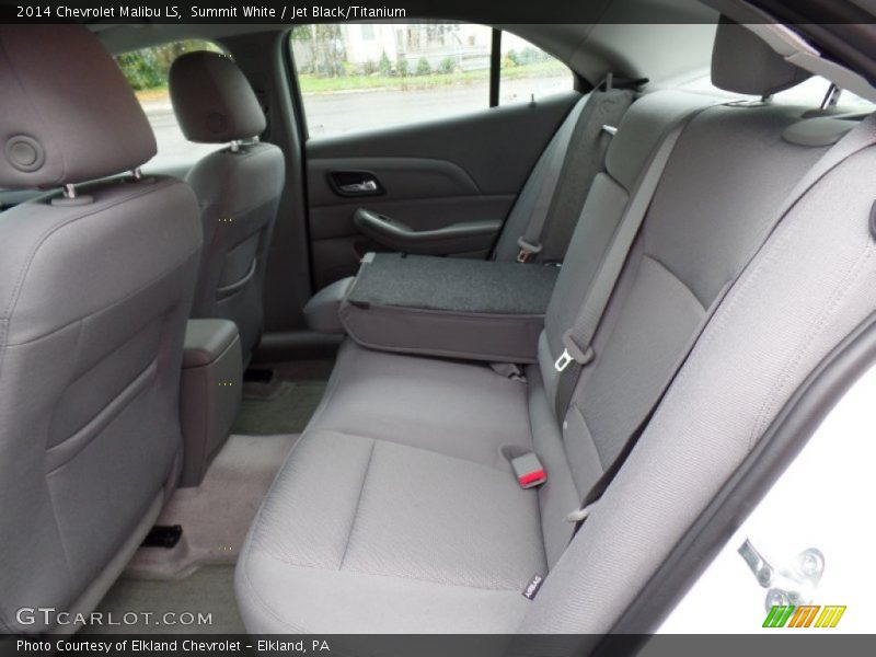 Summit White / Jet Black/Titanium 2014 Chevrolet Malibu LS