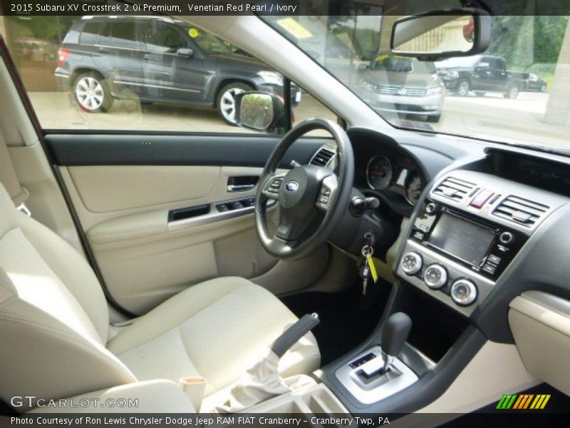 Venetian Red Pearl / Ivory 2015 Subaru XV Crosstrek 2.0i Premium