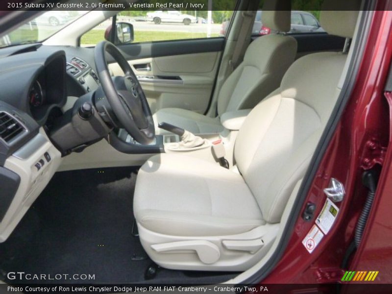 Venetian Red Pearl / Ivory 2015 Subaru XV Crosstrek 2.0i Premium