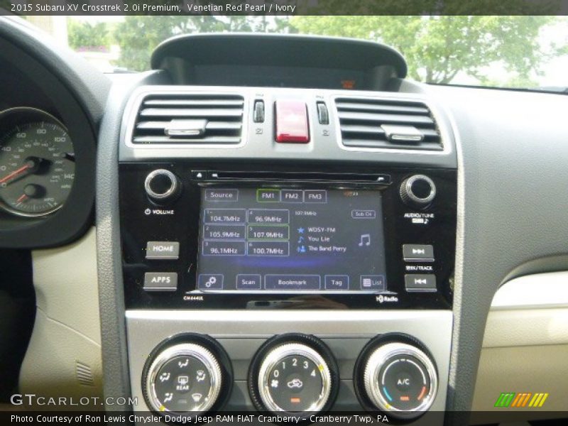 Venetian Red Pearl / Ivory 2015 Subaru XV Crosstrek 2.0i Premium