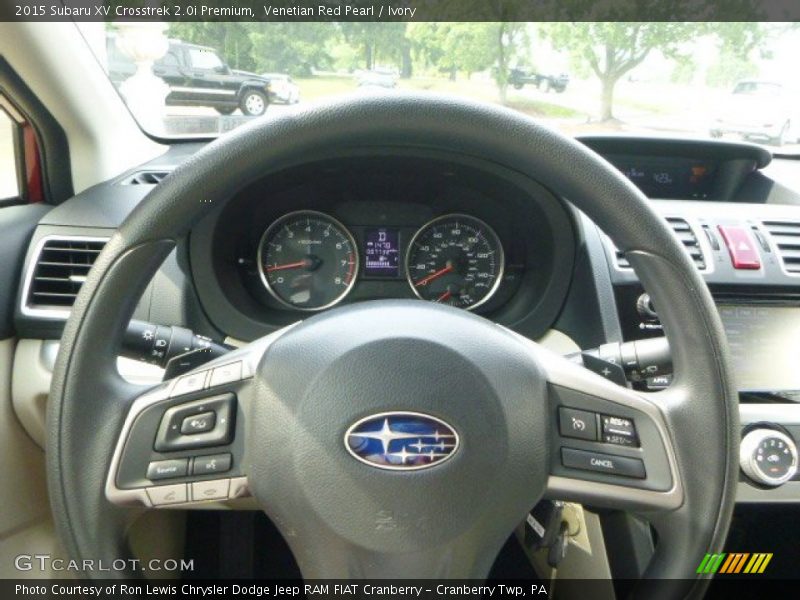 Venetian Red Pearl / Ivory 2015 Subaru XV Crosstrek 2.0i Premium