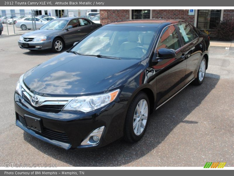 Attitude Black Metallic / Ivory 2012 Toyota Camry XLE V6