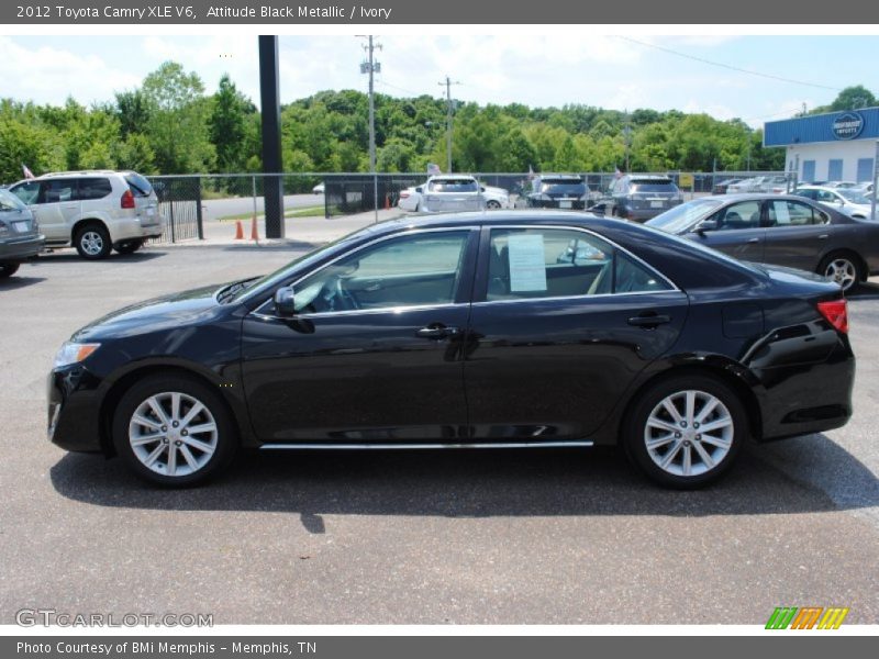 Attitude Black Metallic / Ivory 2012 Toyota Camry XLE V6