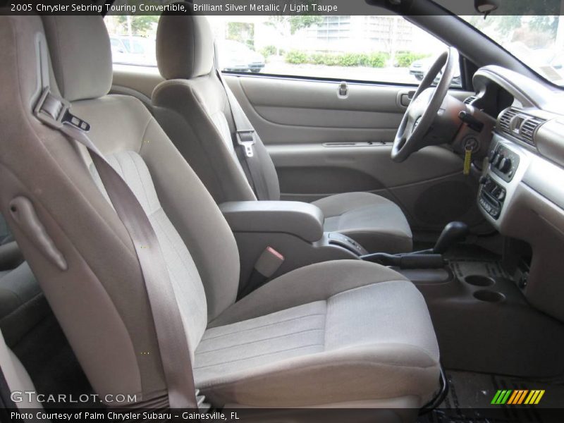 Brilliant Silver Metallic / Light Taupe 2005 Chrysler Sebring Touring Convertible