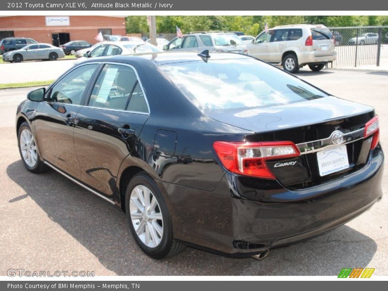 Attitude Black Metallic / Ivory 2012 Toyota Camry XLE V6