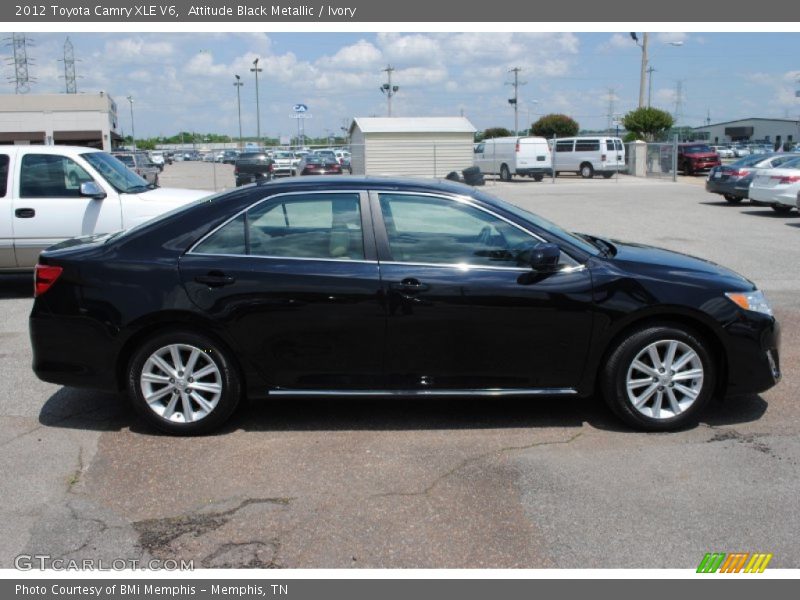 Attitude Black Metallic / Ivory 2012 Toyota Camry XLE V6