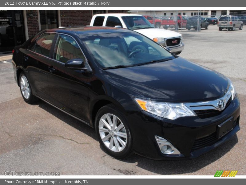 Attitude Black Metallic / Ivory 2012 Toyota Camry XLE V6