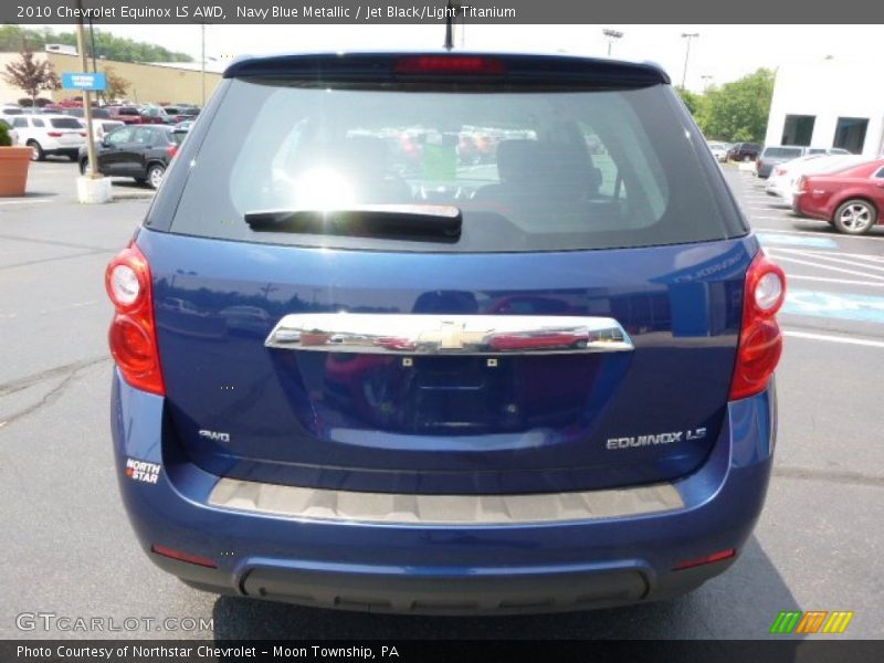 Navy Blue Metallic / Jet Black/Light Titanium 2010 Chevrolet Equinox LS AWD