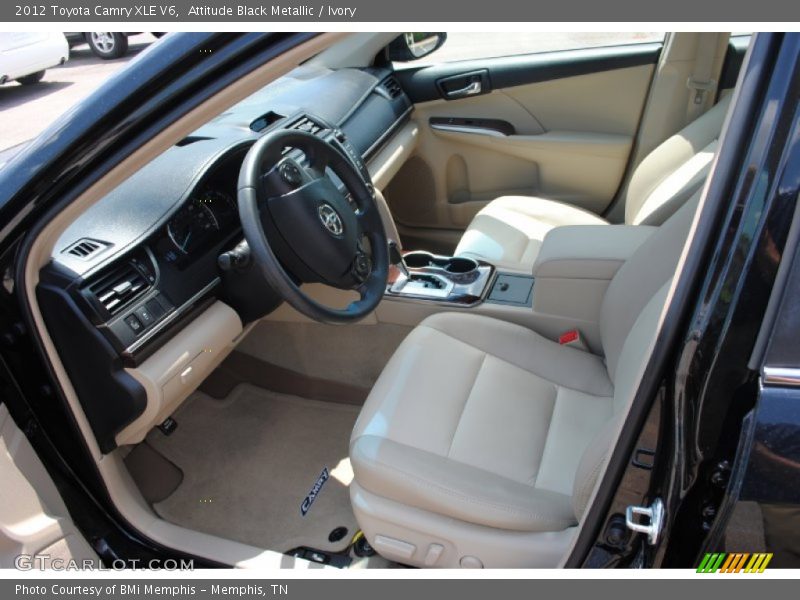 Attitude Black Metallic / Ivory 2012 Toyota Camry XLE V6
