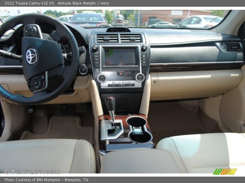 Attitude Black Metallic / Ivory 2012 Toyota Camry XLE V6
