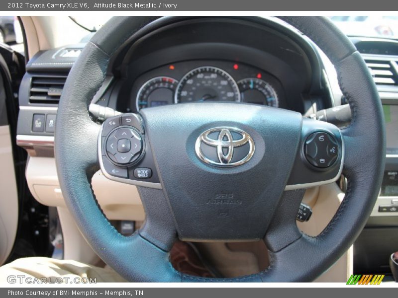 Attitude Black Metallic / Ivory 2012 Toyota Camry XLE V6