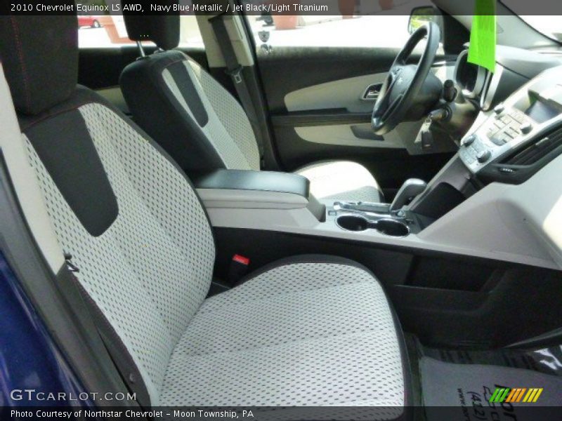 Navy Blue Metallic / Jet Black/Light Titanium 2010 Chevrolet Equinox LS AWD