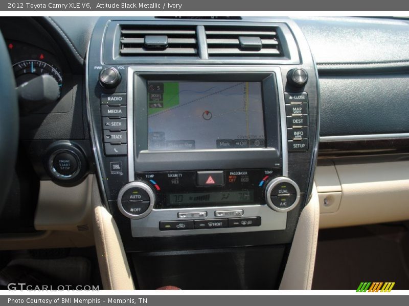 Attitude Black Metallic / Ivory 2012 Toyota Camry XLE V6