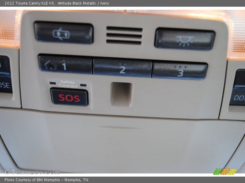 Attitude Black Metallic / Ivory 2012 Toyota Camry XLE V6