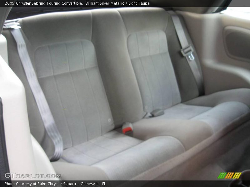 Brilliant Silver Metallic / Light Taupe 2005 Chrysler Sebring Touring Convertible