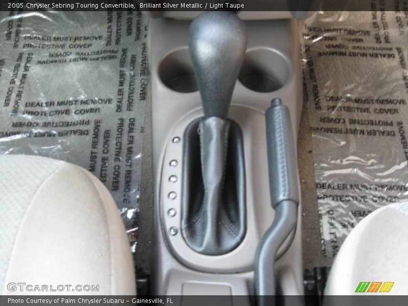 Brilliant Silver Metallic / Light Taupe 2005 Chrysler Sebring Touring Convertible