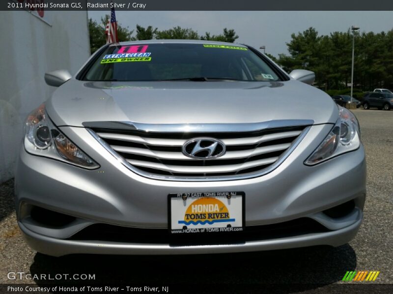 Radiant Silver / Gray 2011 Hyundai Sonata GLS
