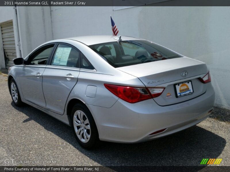 Radiant Silver / Gray 2011 Hyundai Sonata GLS