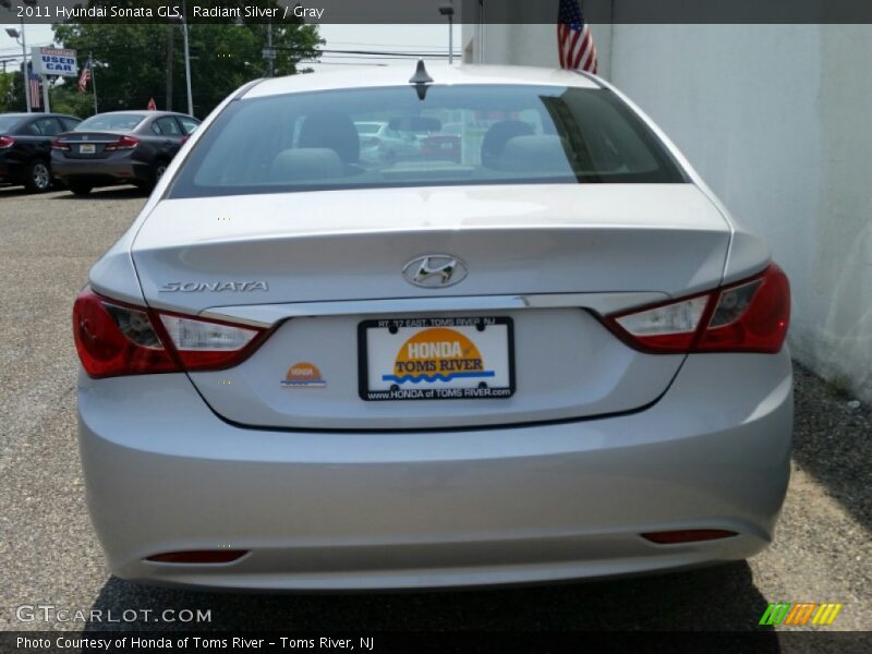 Radiant Silver / Gray 2011 Hyundai Sonata GLS