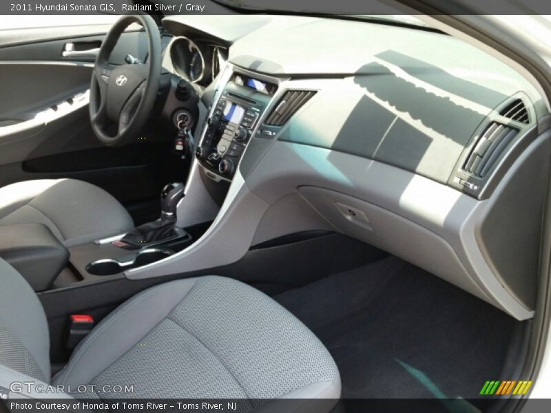 Radiant Silver / Gray 2011 Hyundai Sonata GLS