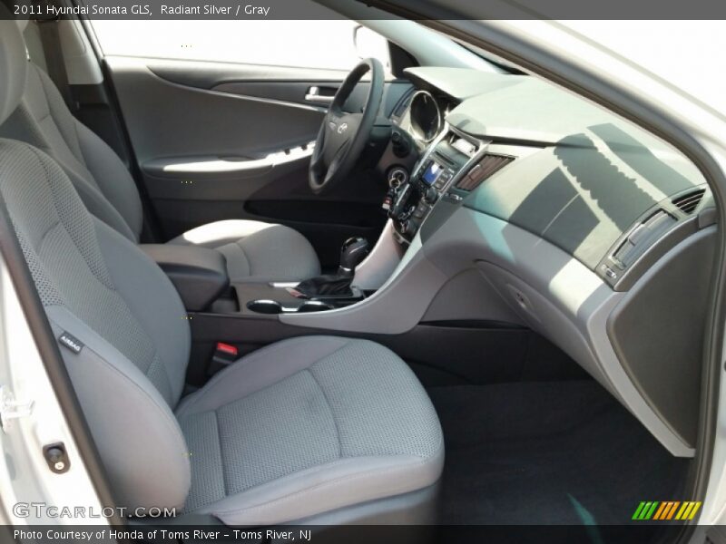 Radiant Silver / Gray 2011 Hyundai Sonata GLS
