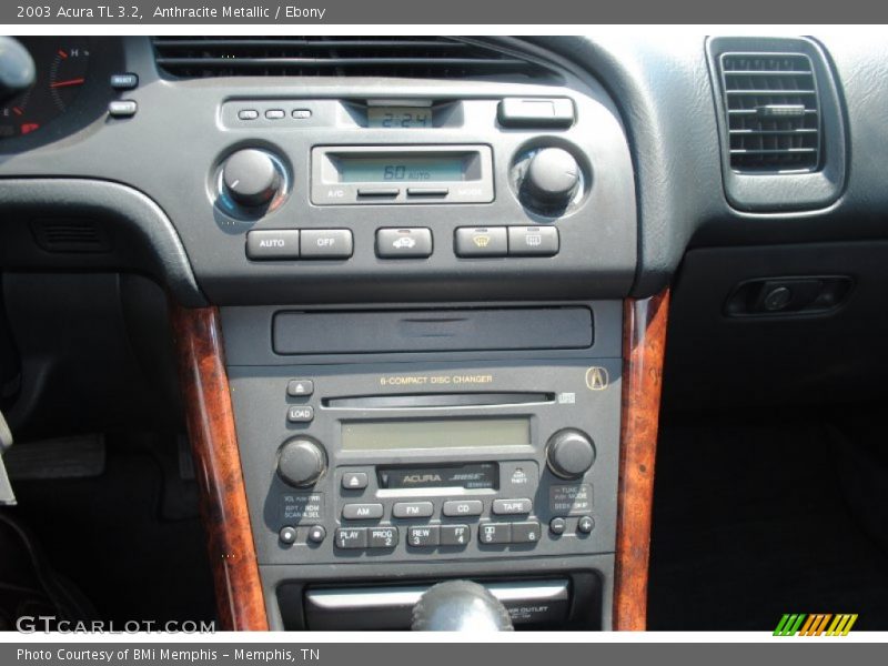 Anthracite Metallic / Ebony 2003 Acura TL 3.2