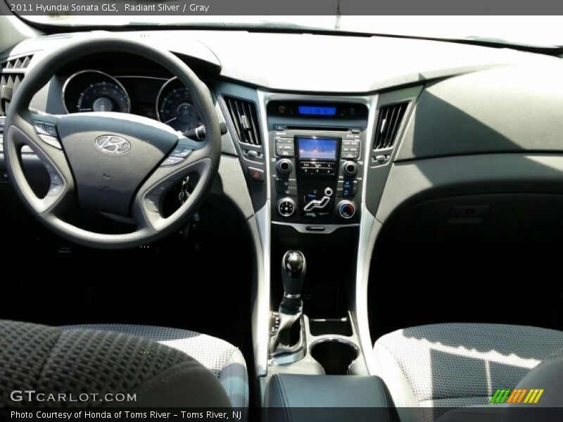 Radiant Silver / Gray 2011 Hyundai Sonata GLS