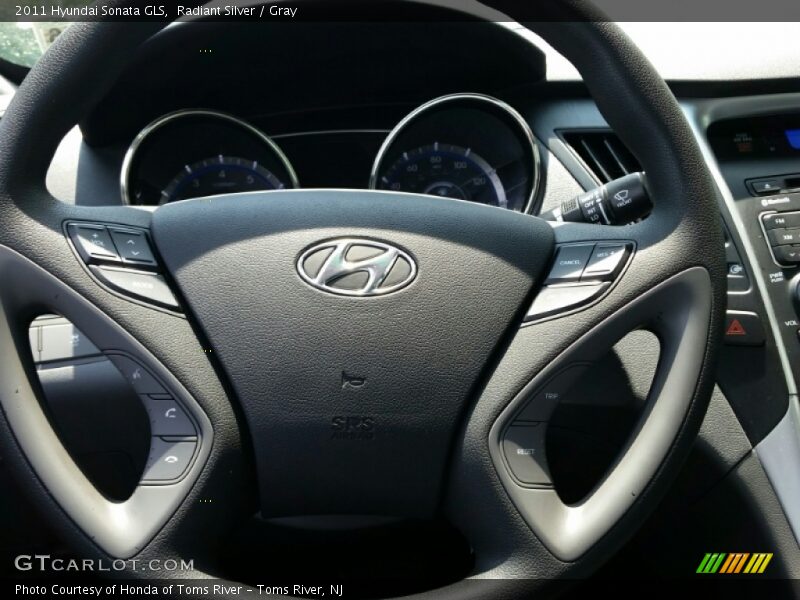 Radiant Silver / Gray 2011 Hyundai Sonata GLS
