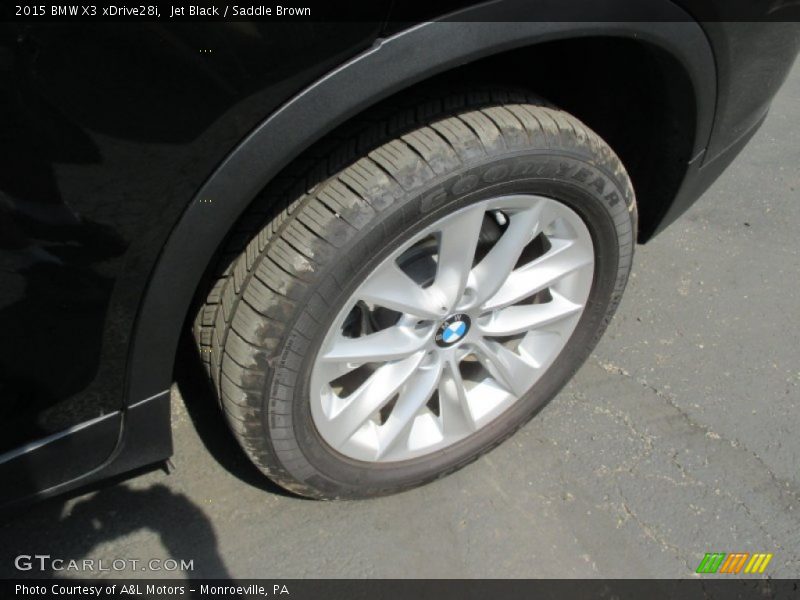 Jet Black / Saddle Brown 2015 BMW X3 xDrive28i