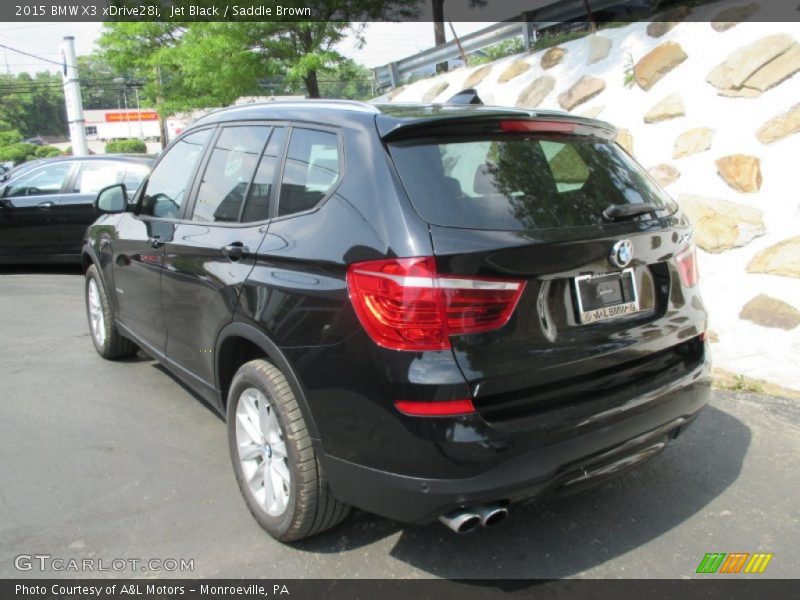 Jet Black / Saddle Brown 2015 BMW X3 xDrive28i