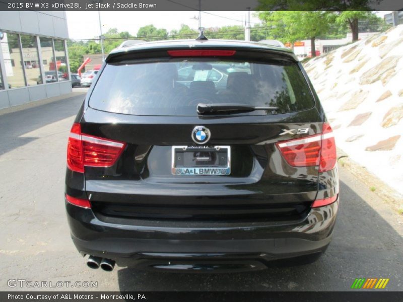 Jet Black / Saddle Brown 2015 BMW X3 xDrive28i
