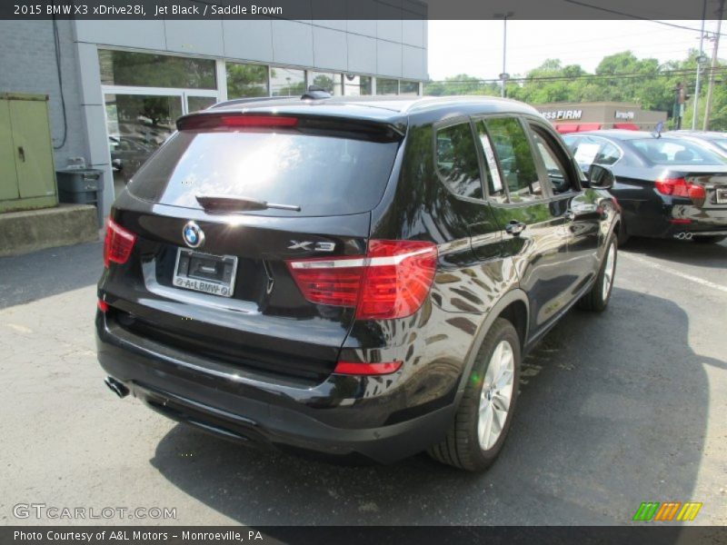 Jet Black / Saddle Brown 2015 BMW X3 xDrive28i