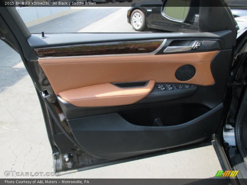 Jet Black / Saddle Brown 2015 BMW X3 xDrive28i