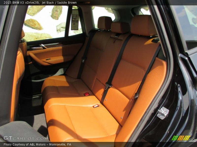 Jet Black / Saddle Brown 2015 BMW X3 xDrive28i