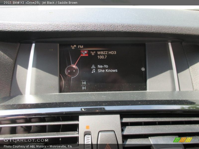 Jet Black / Saddle Brown 2015 BMW X3 xDrive28i