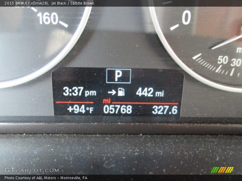 Jet Black / Saddle Brown 2015 BMW X3 xDrive28i