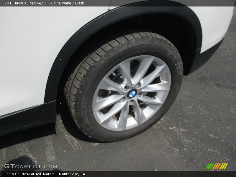 Alpine White / Black 2015 BMW X3 xDrive28i