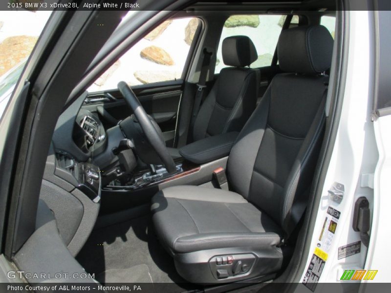 Alpine White / Black 2015 BMW X3 xDrive28i